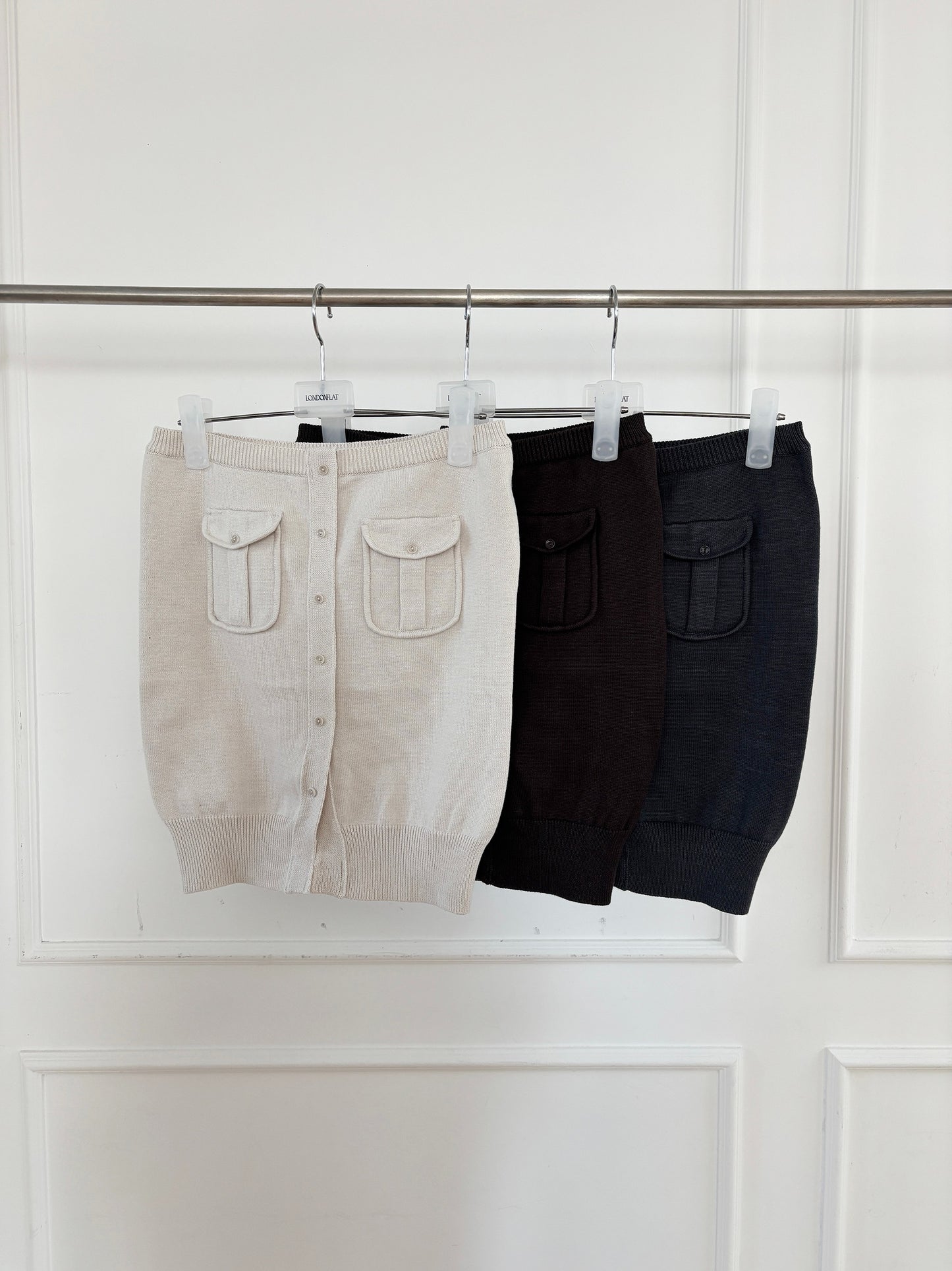Cargo Pocket Knit Tube Top