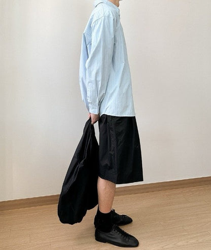 Creed Banding Two-Tuck Half Pants