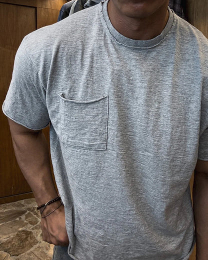 Roy Cut Pocket Slub T-Shirt