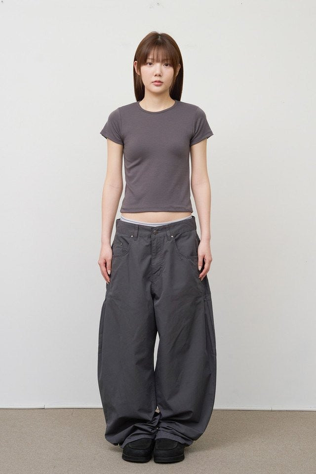 Side Tuck Wide Pants