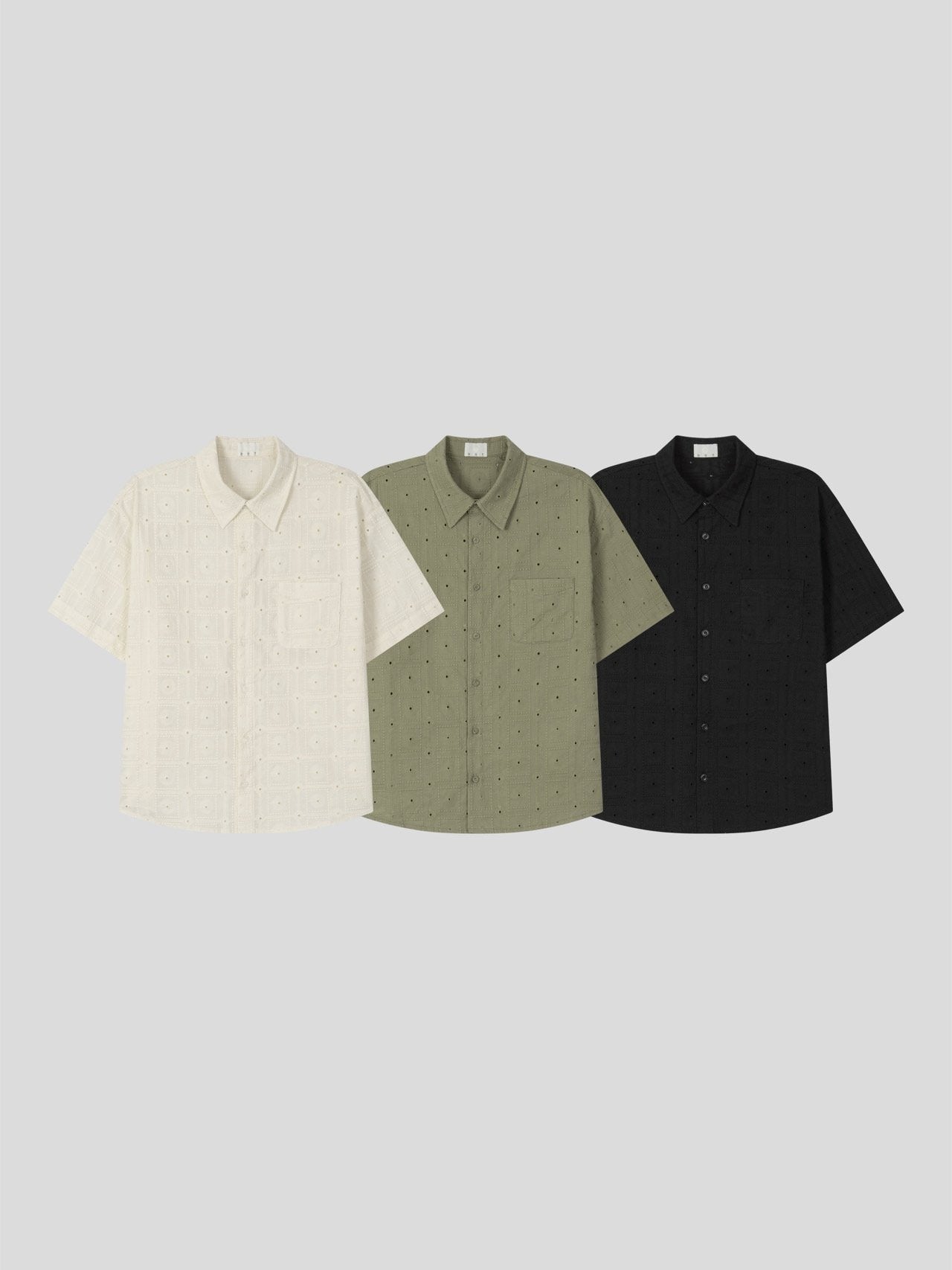Orbit Eyelet Crop Shirt