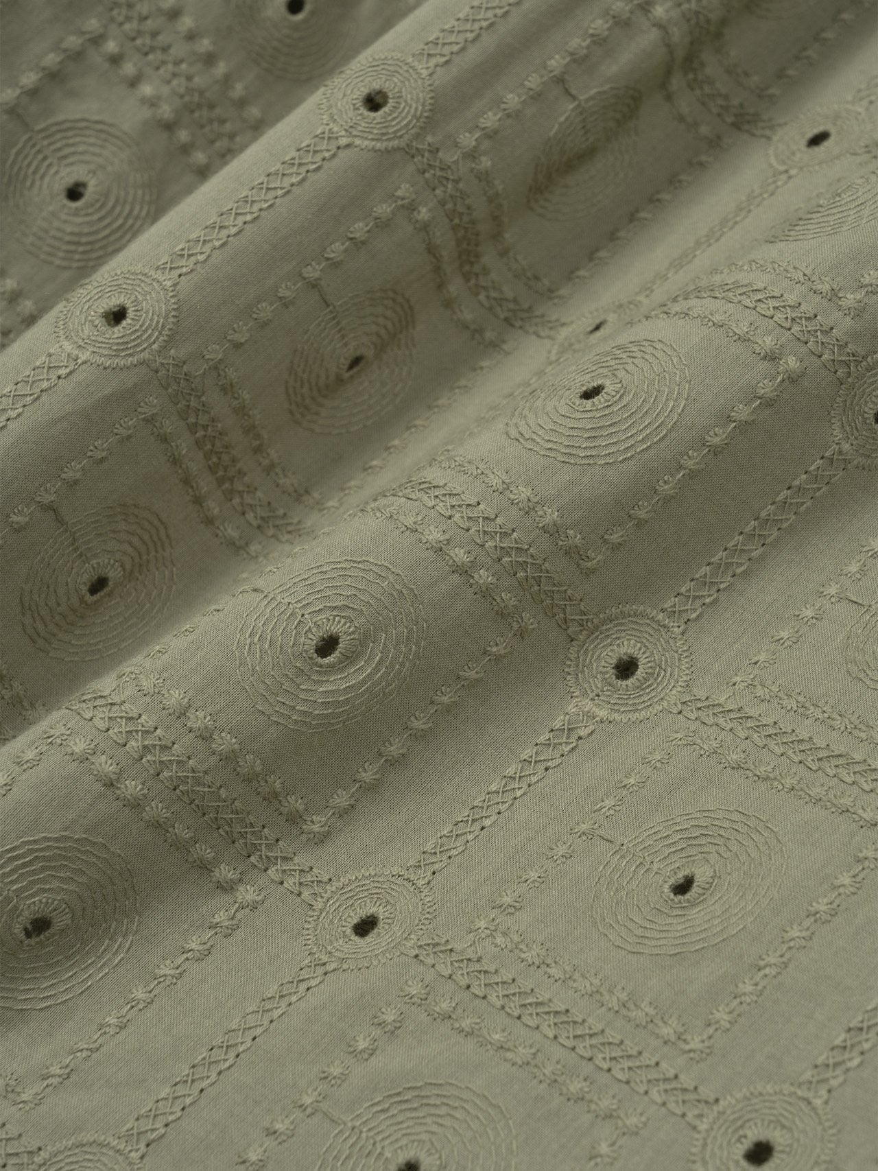 Orbit Eyelet Crop Shirt