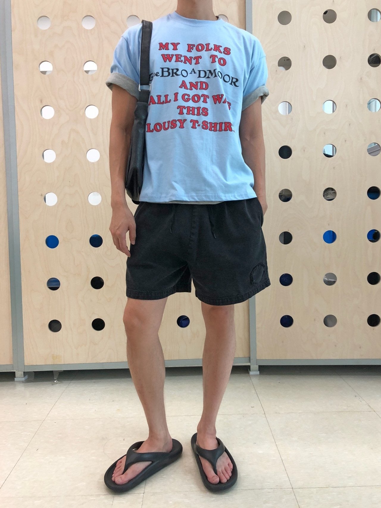 Circle Patch Banding Shorts