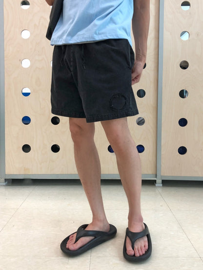 Circle Patch Banding Shorts