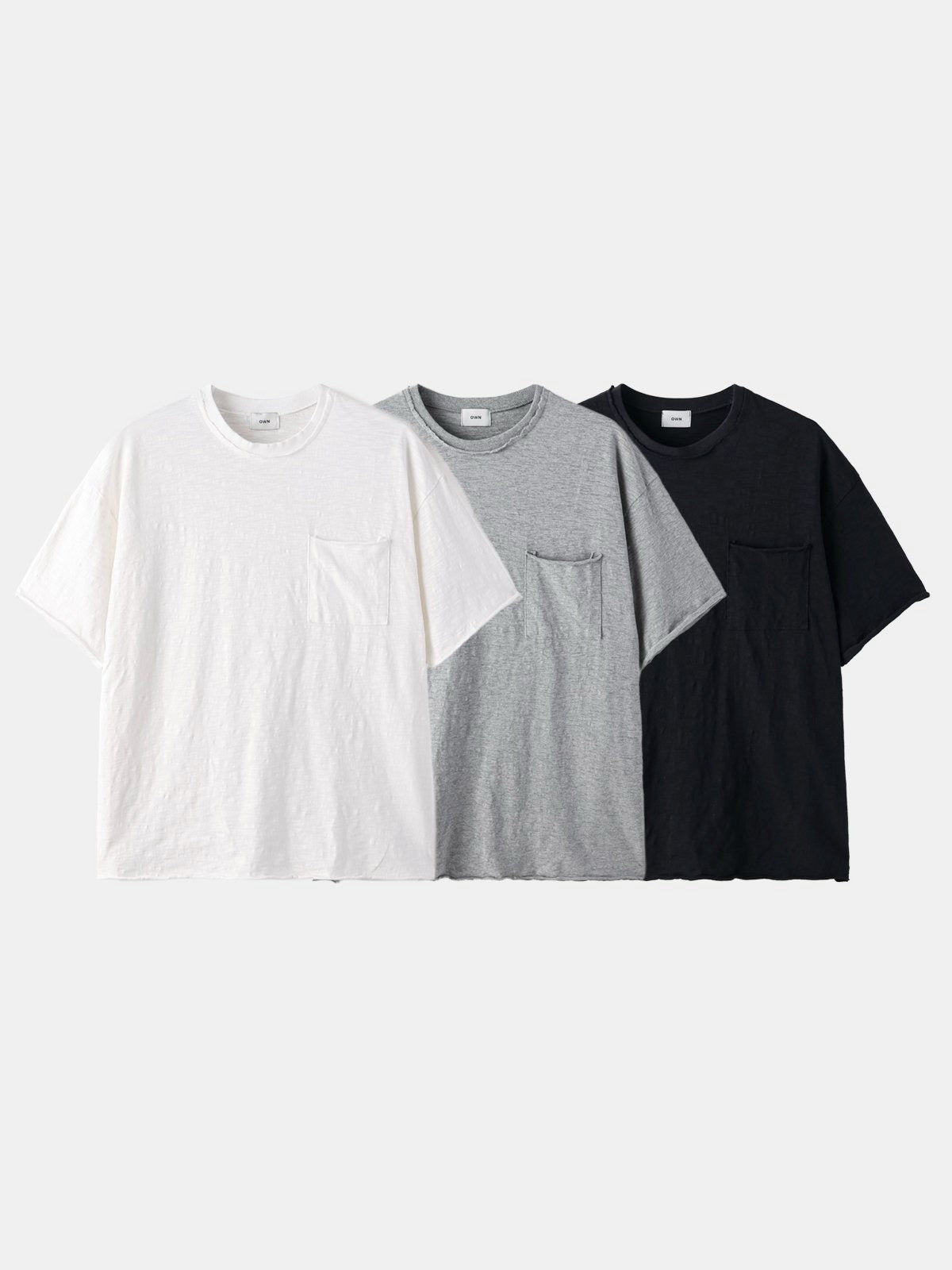 Roy Cut Pocket Slub T-Shirt