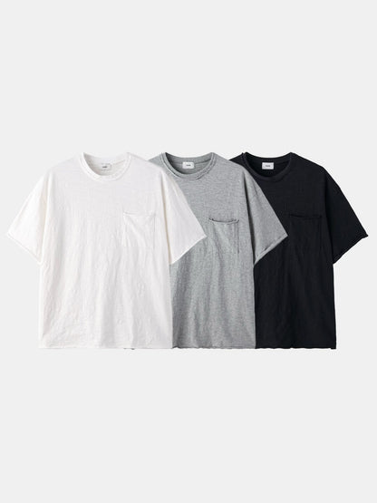 Roy Cut Pocket Slub T-Shirt