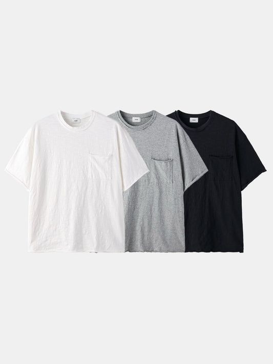 Roy Cut Pocket Slub T-Shirt