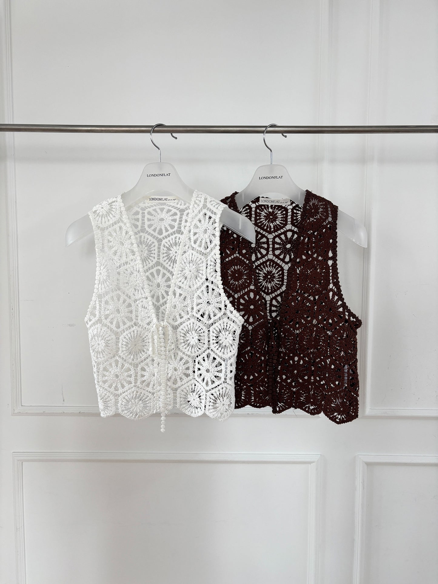 Beaded Crochet Vest