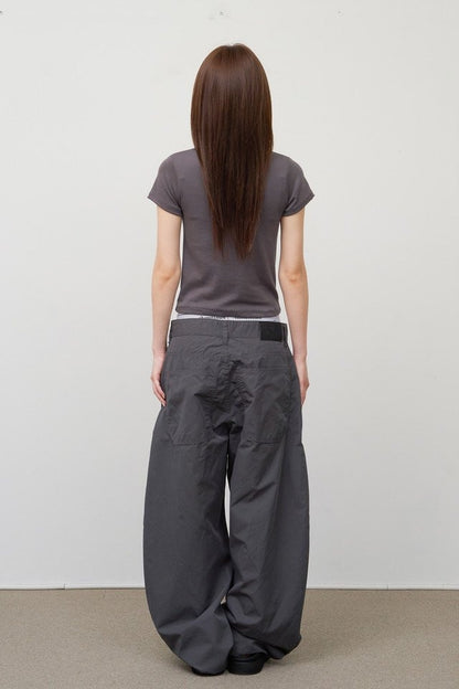 Side Tuck Wide Pants