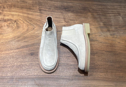 Yas Italian Suede Chelsea Boots