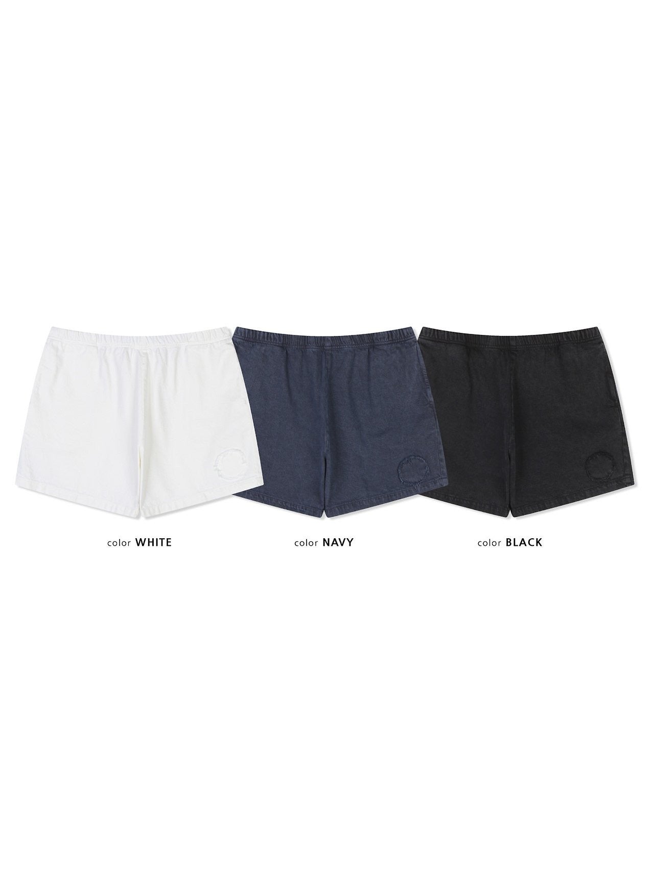 Circle Patch Banding Shorts