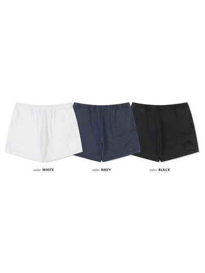 Circle Patch Banding Shorts