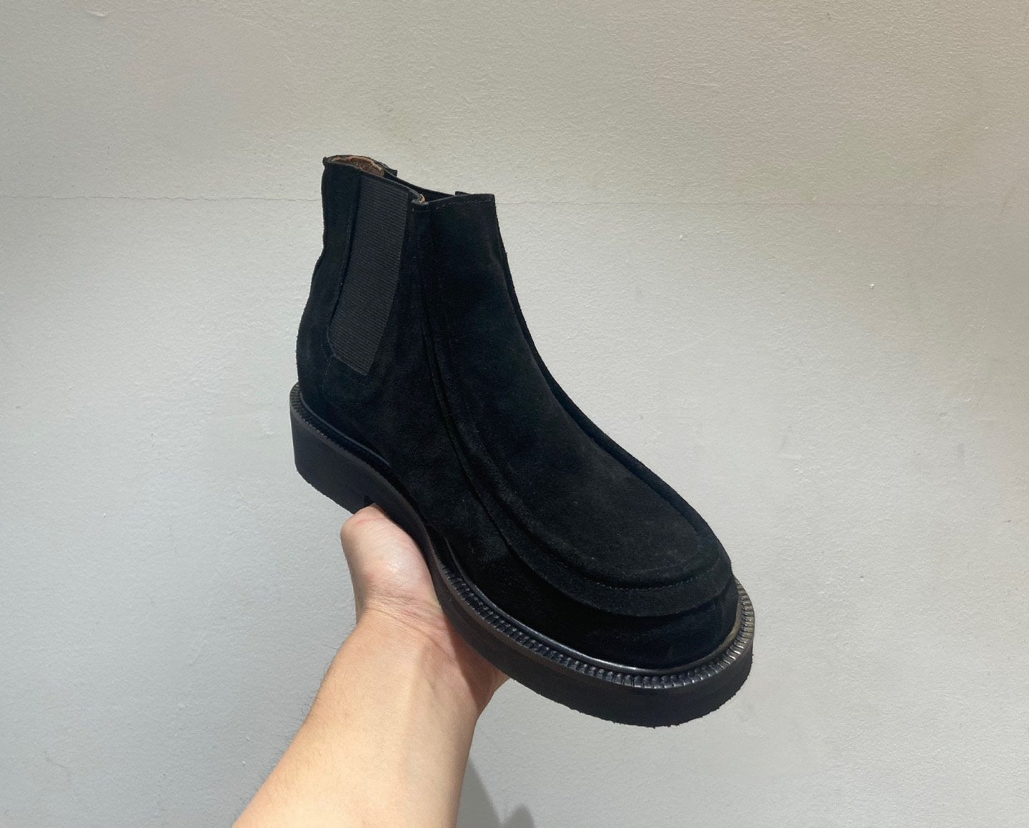 Yas Italian Suede Chelsea Boots