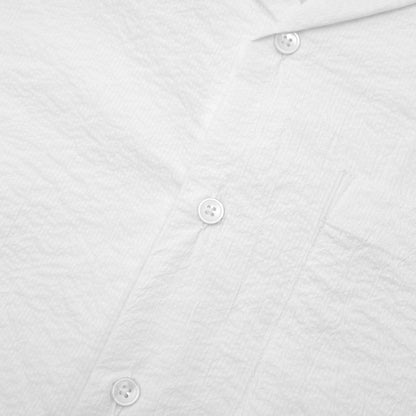 Pigment-Washed Nylon Shirt Jacket