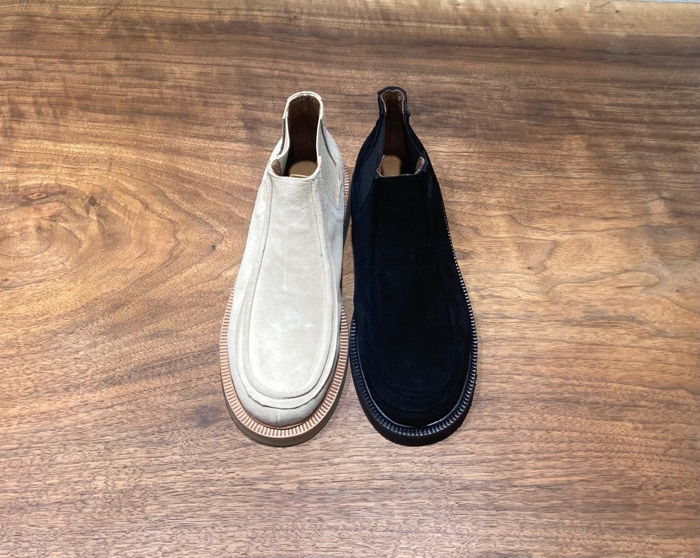 Yas Italian Suede Chelsea Boots