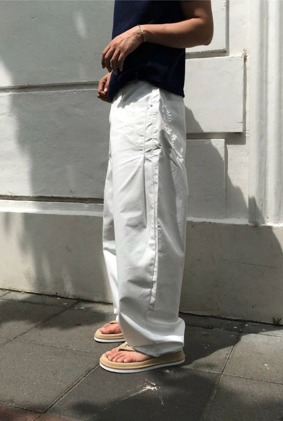 Side Tuck Wide Pants