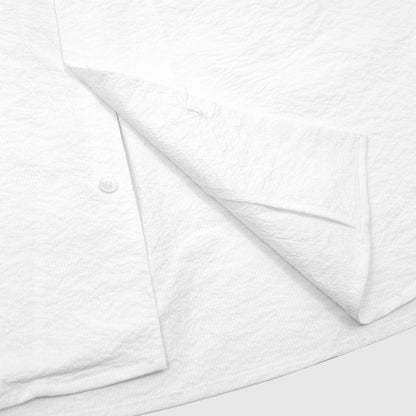 Pigment-Washed Nylon Shirt Jacket