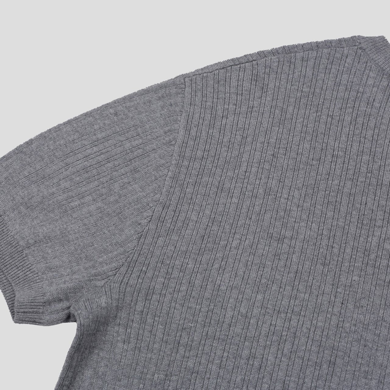 Vertical Henley Summer Knit