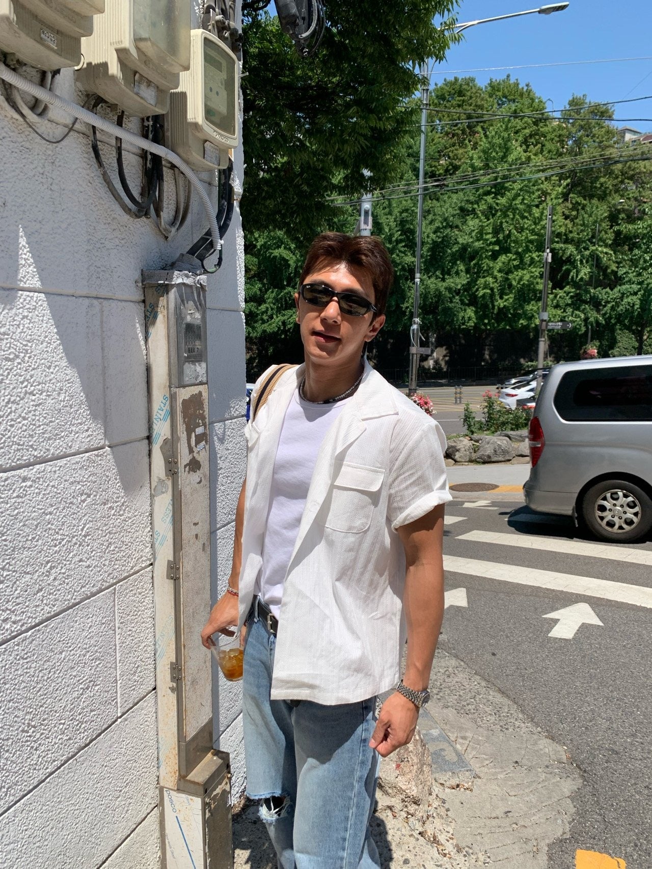 Ocean Open Collar Shirt