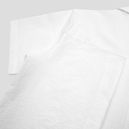 Pigment-Washed Nylon Shirt Jacket