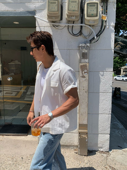 Ocean Open Collar Shirt