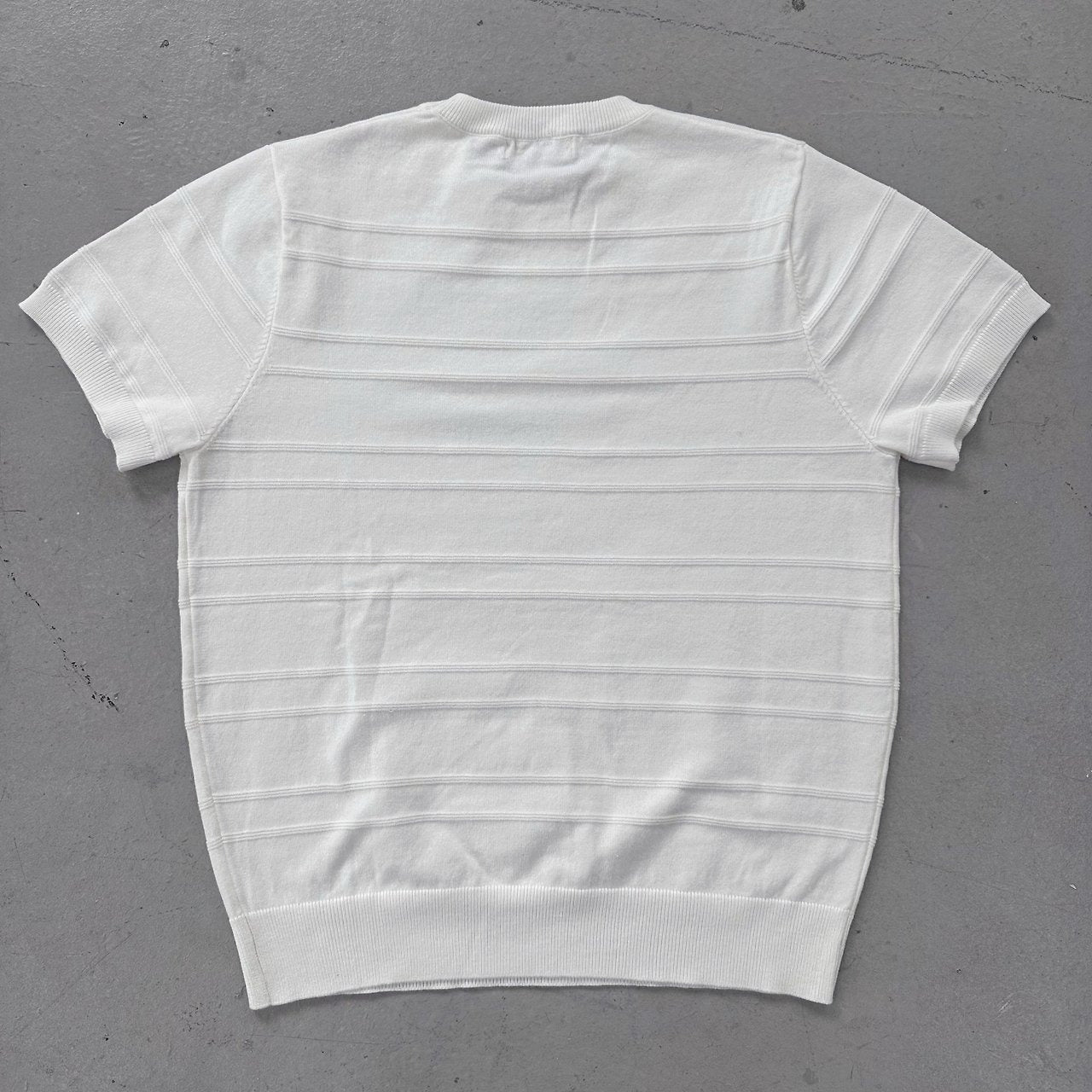 Emboss Line Half Sleeve Knit