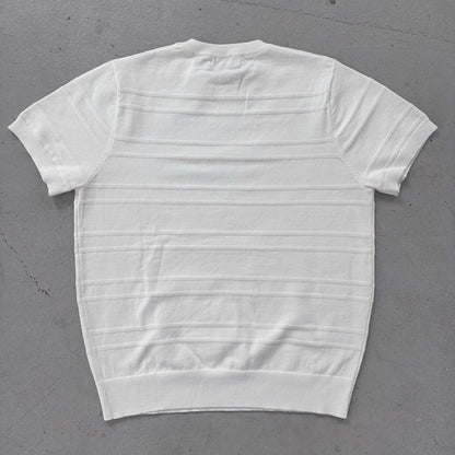 Emboss Line Half Sleeve Knit
