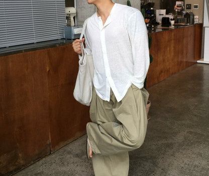 Acid Linen Cardigan