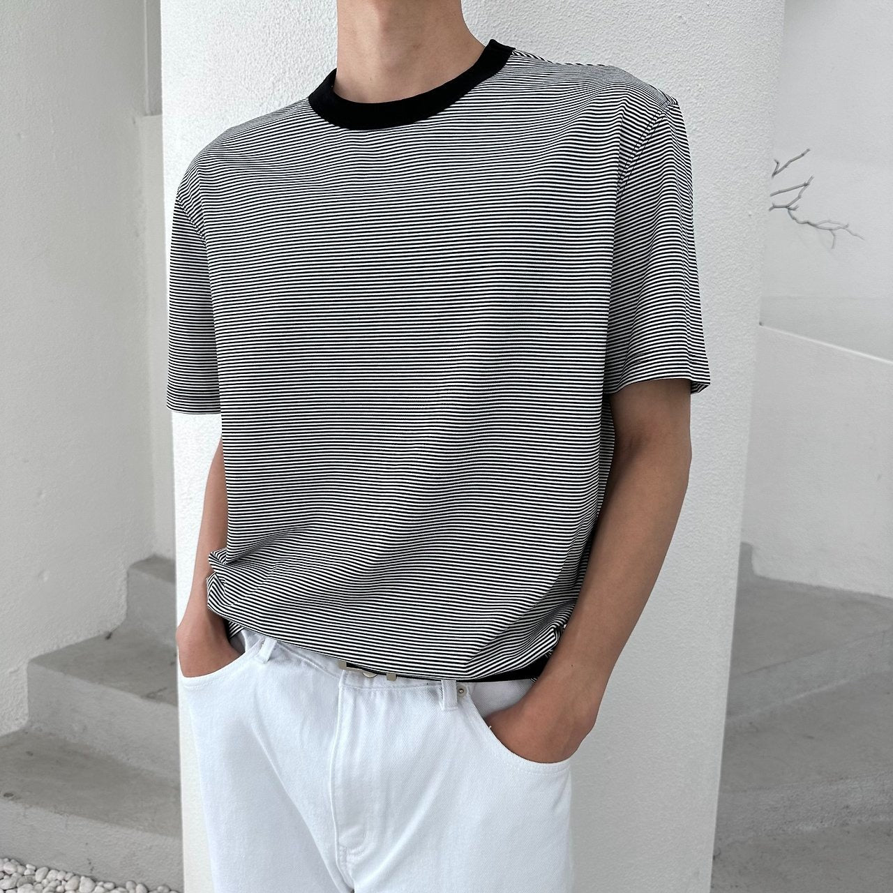 Micro Border Tee