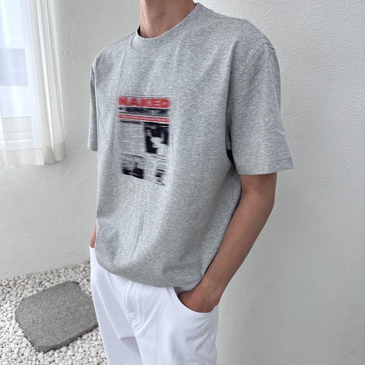Blur Motion Graphic Tee