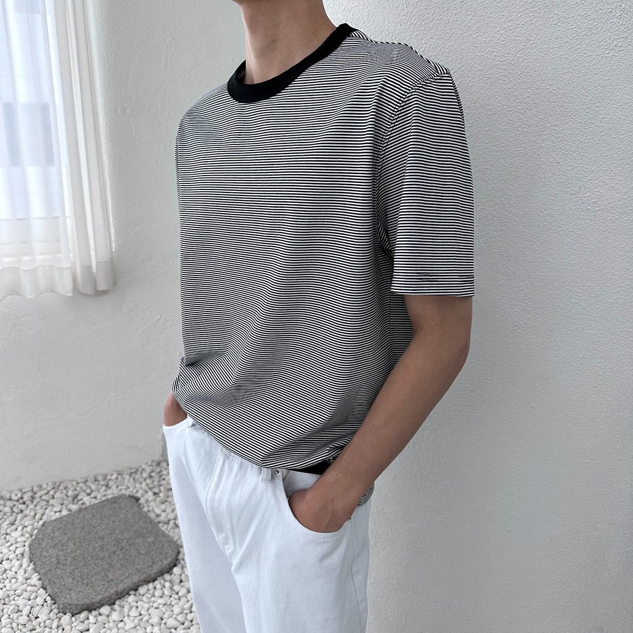 Micro Border Tee