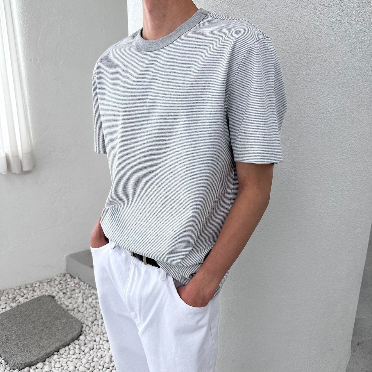 Micro Border Tee