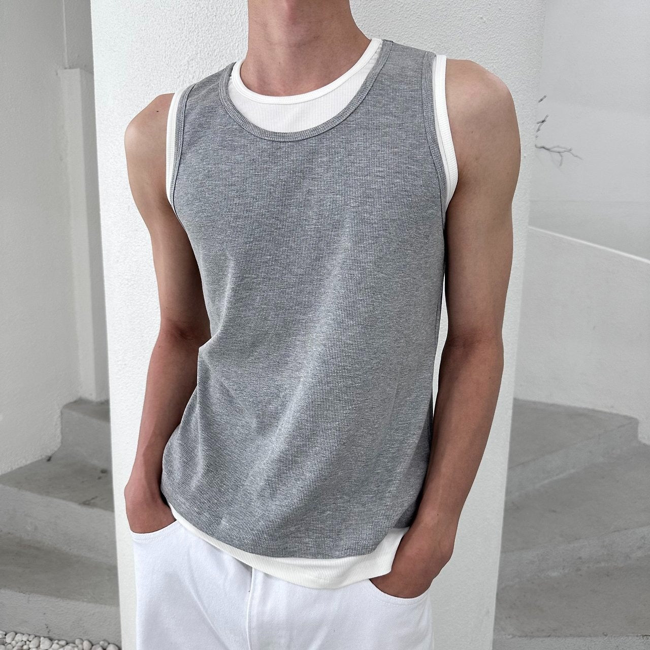 Layered Rib Tank Set