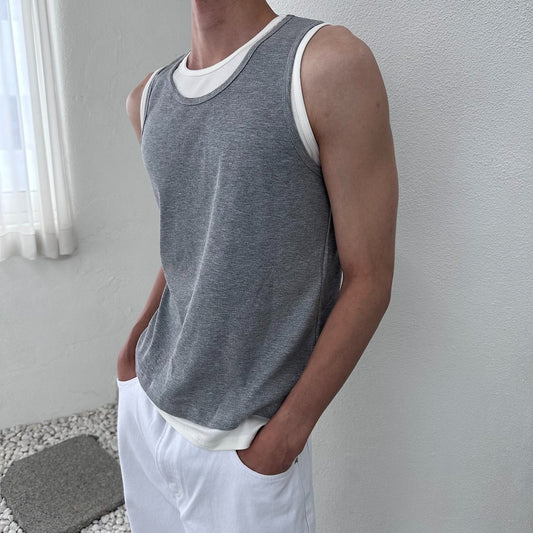 Layered Ribbed Tank Set