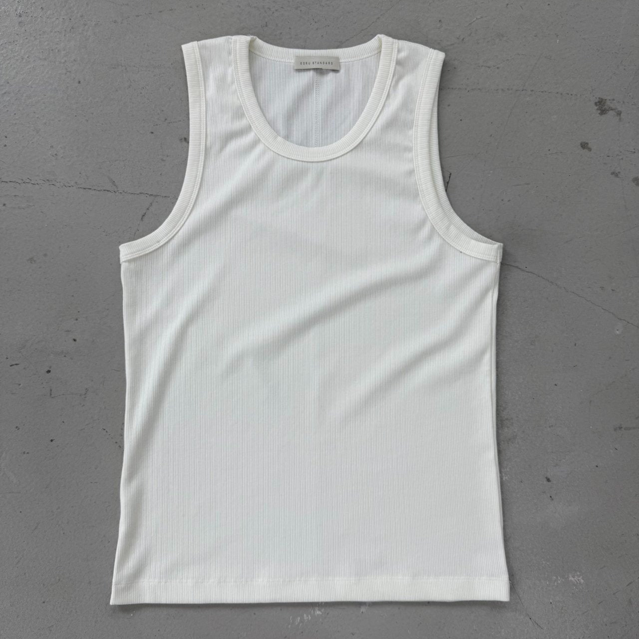 Muscle Fit Rib Tank Top