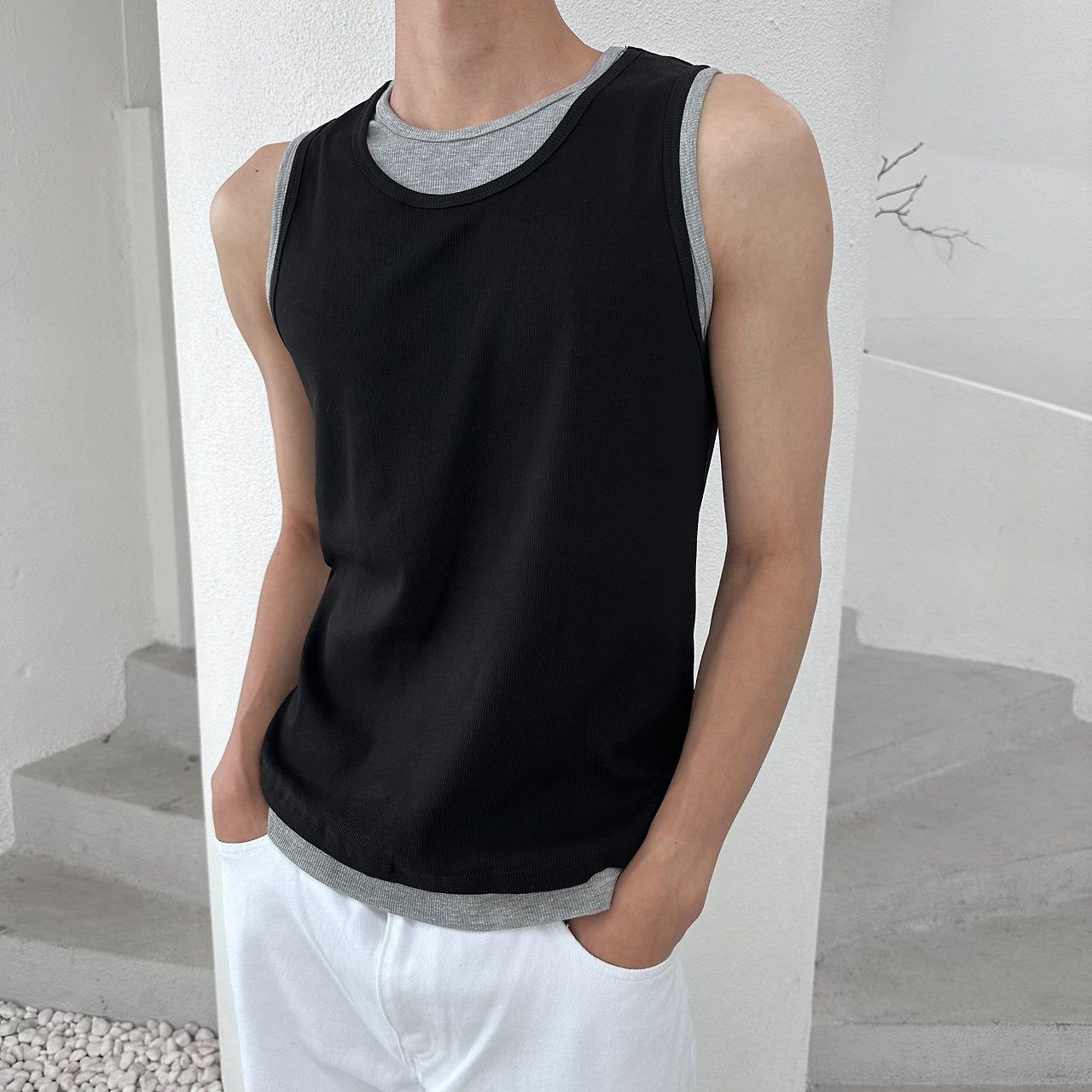 Layered Rib Tank Set