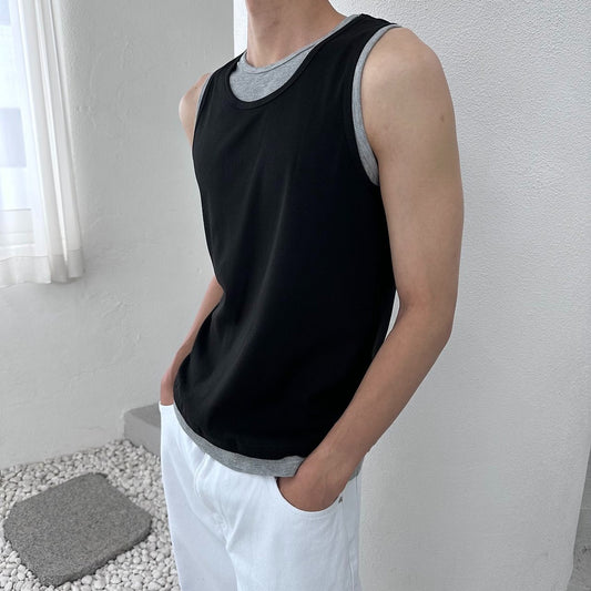 Layered Ribbed Tank Set