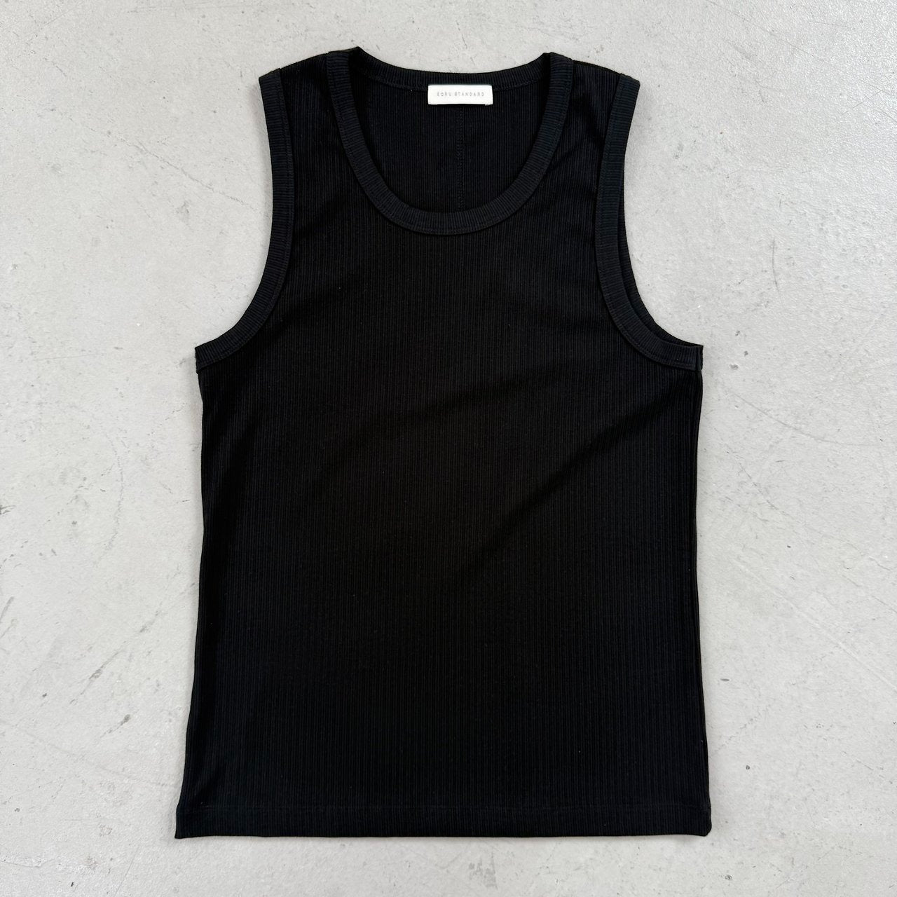 Muscle Fit Rib Tank Top