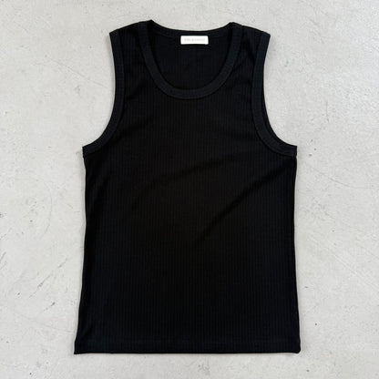 Muscle Fit Ribbed Tank Top