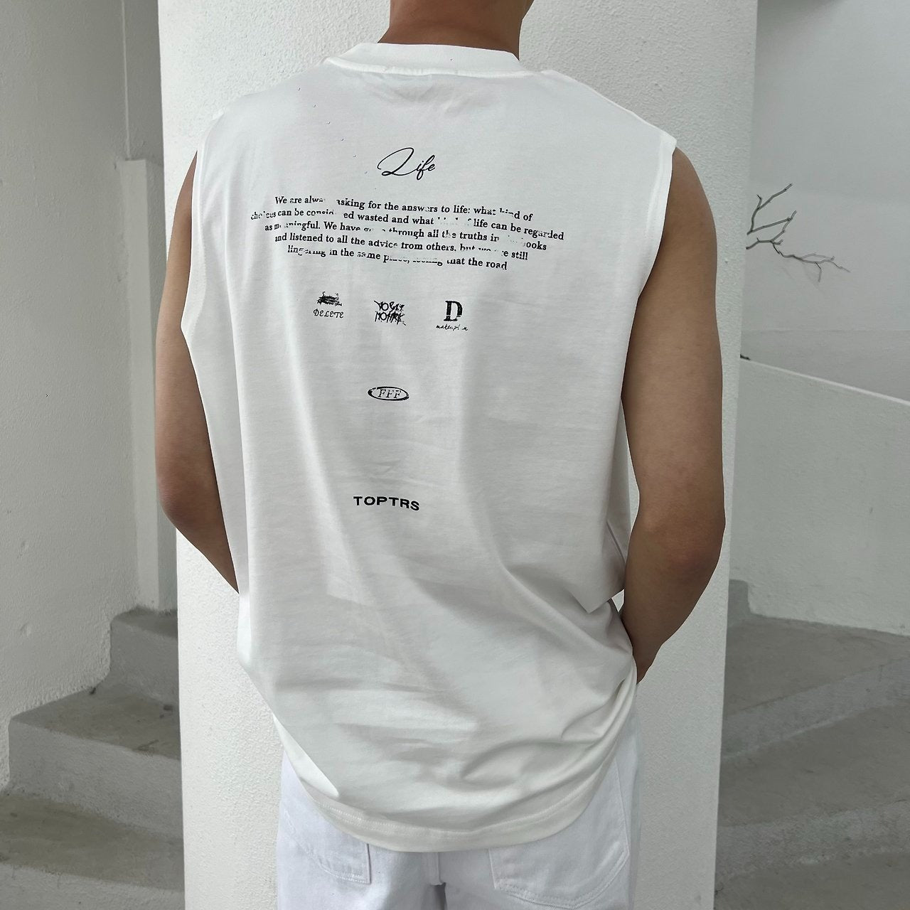 odor ash sleeveless トップス 韓国 シズニルック EX.Washable Silk Sleeveless Tops(FREE ECRU): CINOH: WOMENS｜THE