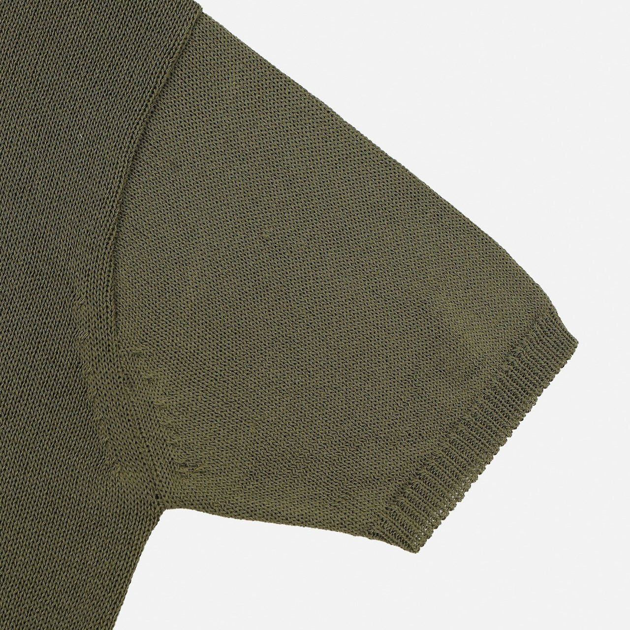 Diagonal Button Knit Tee