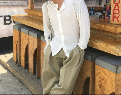 Acid Linen Cardigan