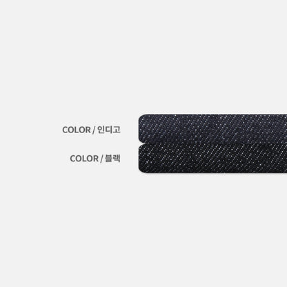 Non-Fade Denim Bermuda Pants