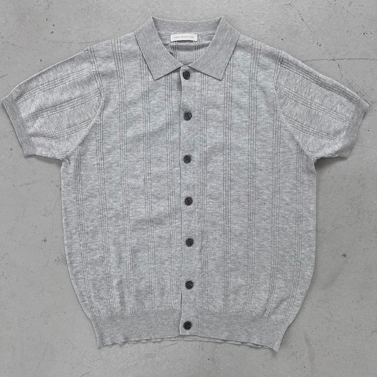 Linen Touch Half Sleeve Collar Cardigan