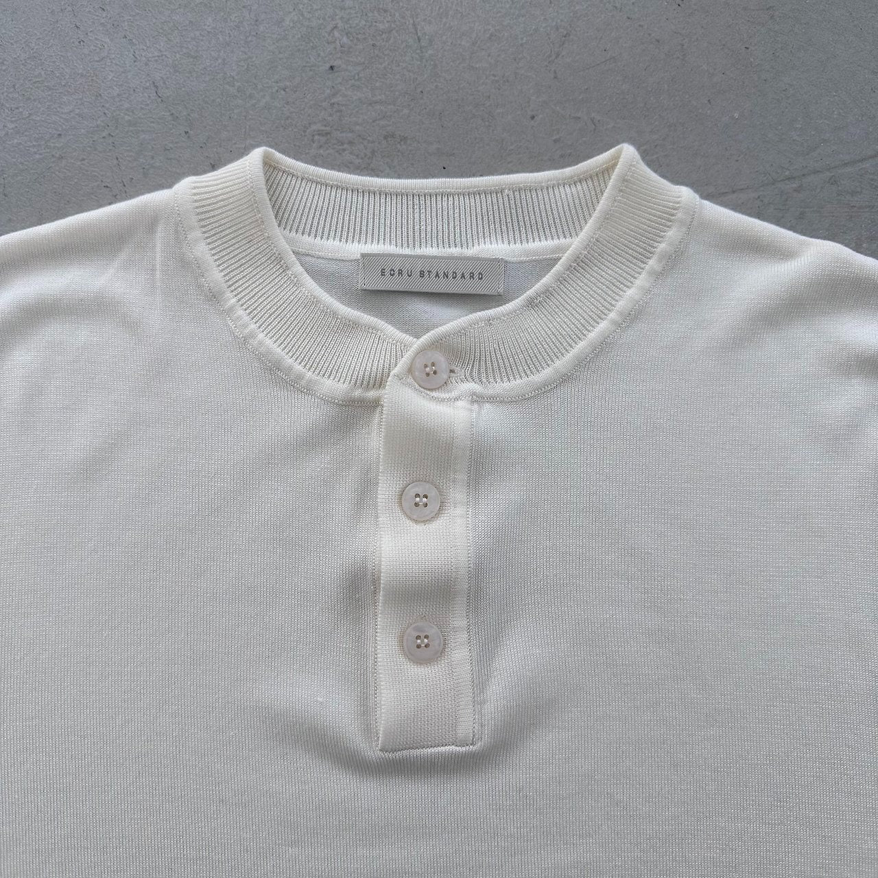 Lyocell 3-Button Henley Knit