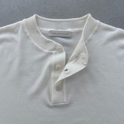Lyocell 3-Button Henley Knit
