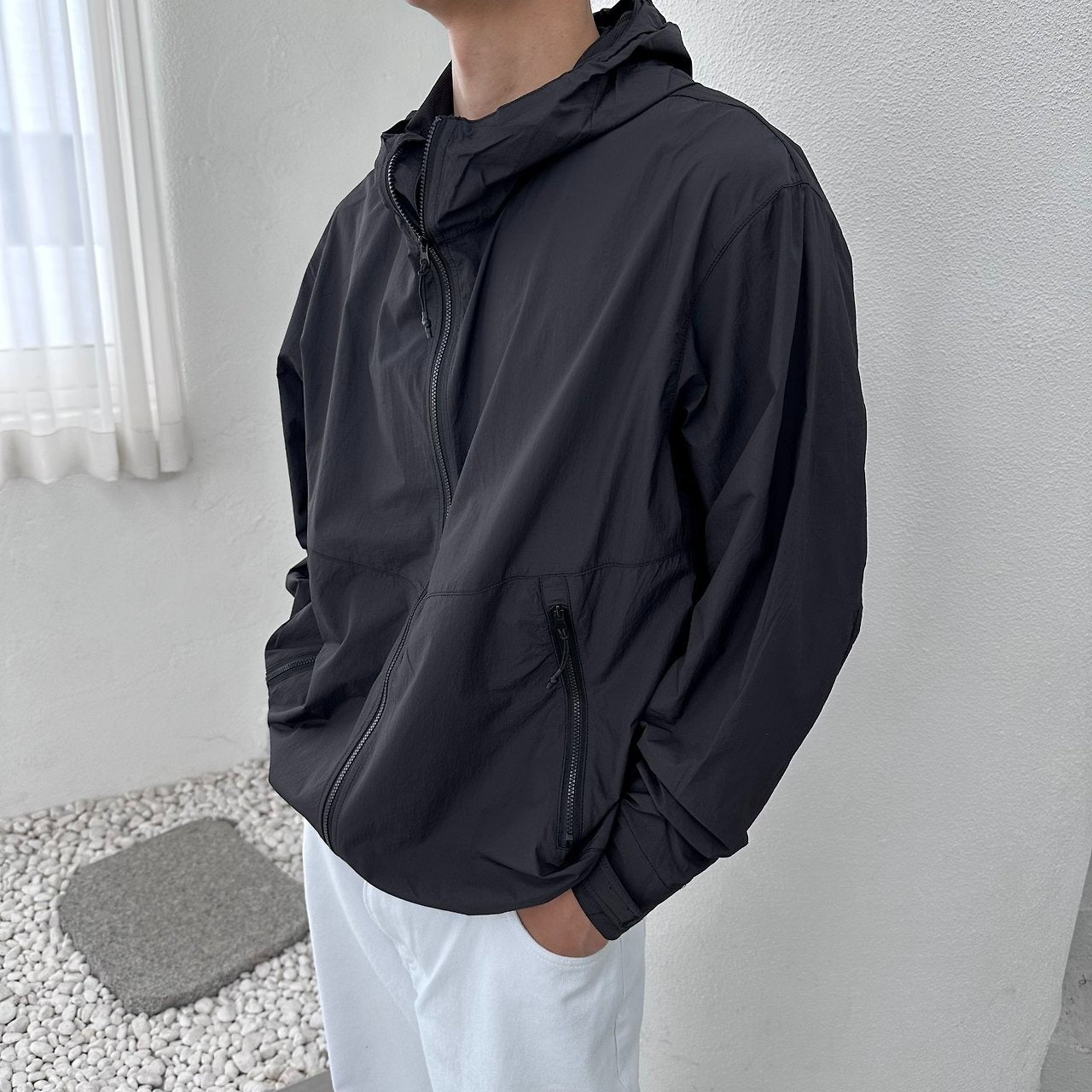 Packable Hood Windbreaker