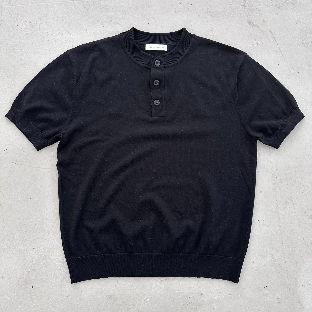 Lyocell 3-Button Henley Knit