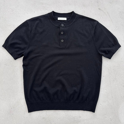 Lyocell 3-Button Henley Knit