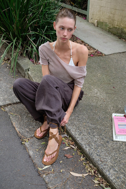 Velvet Linen Tee